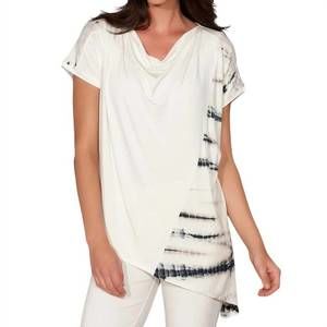 NEW STELLA CARAKASI island hopper top in soft white-tie dye birch